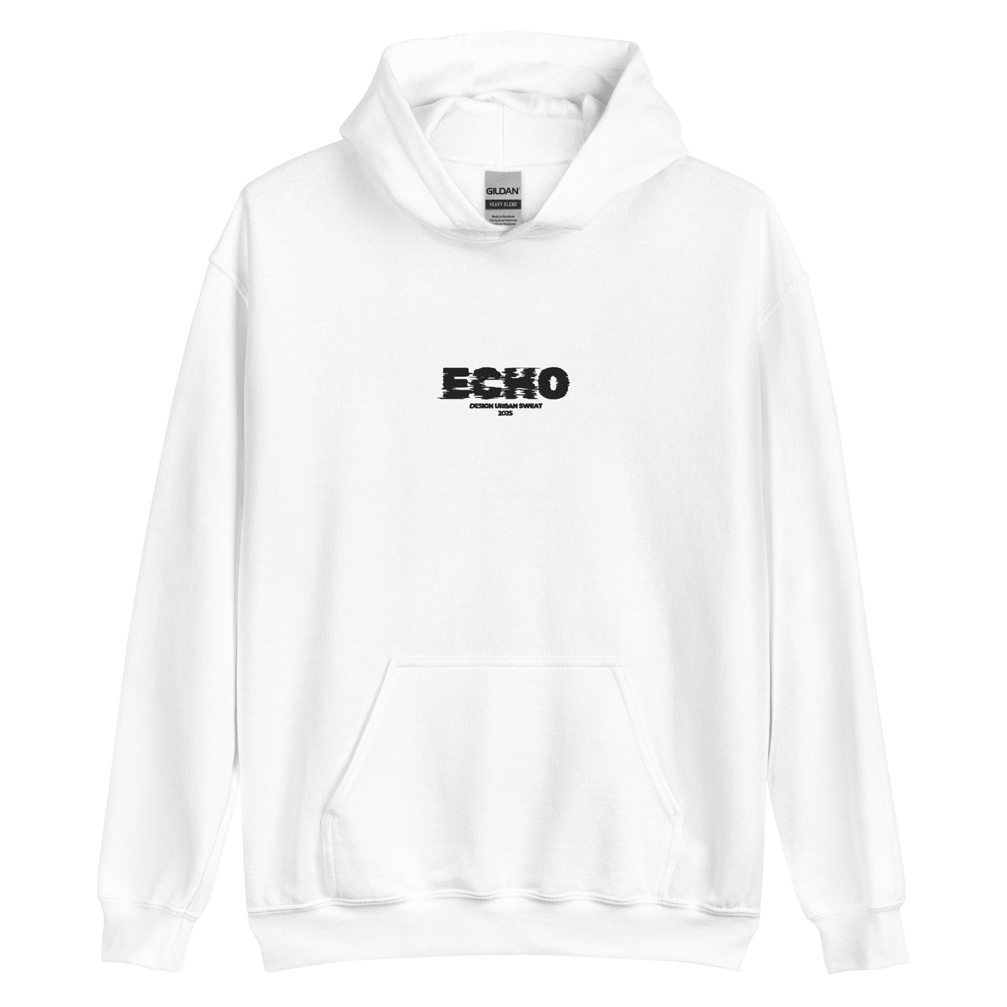 Hoodie Blanc Homme <br> Urban ECHO