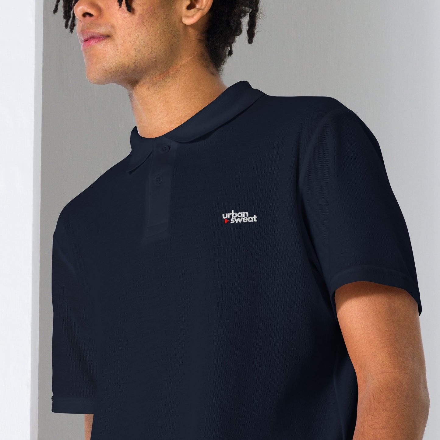 Polo Bleu Marine Homme <br> Urban SWEAT