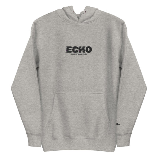 Sweat à Capuche Gris <br> Urban ECHO