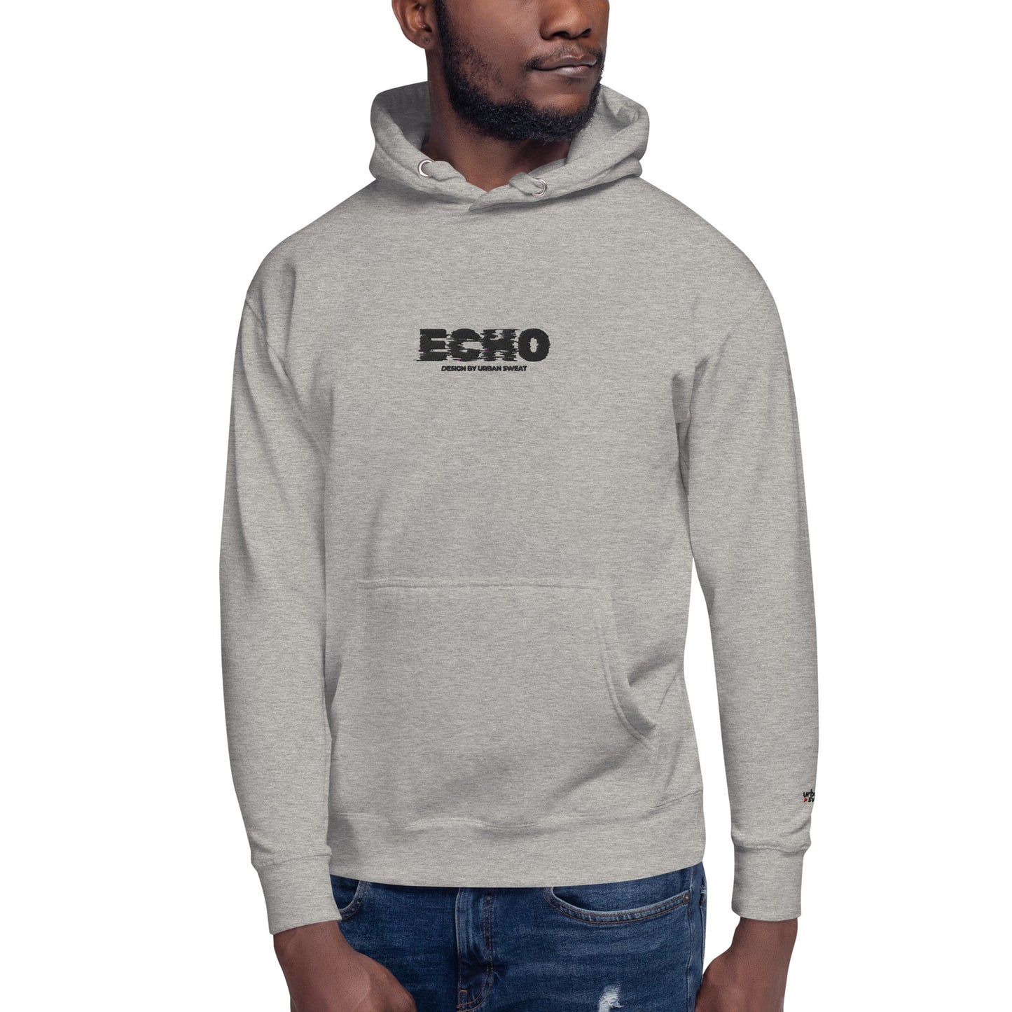 Sweat à Capuche Gris <br> Urban ECHO