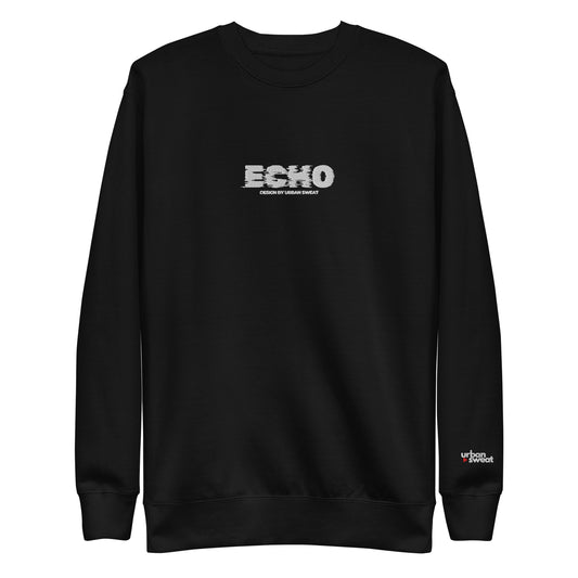 Sweat-Shirt Noir Homme <br> Urban ECHO