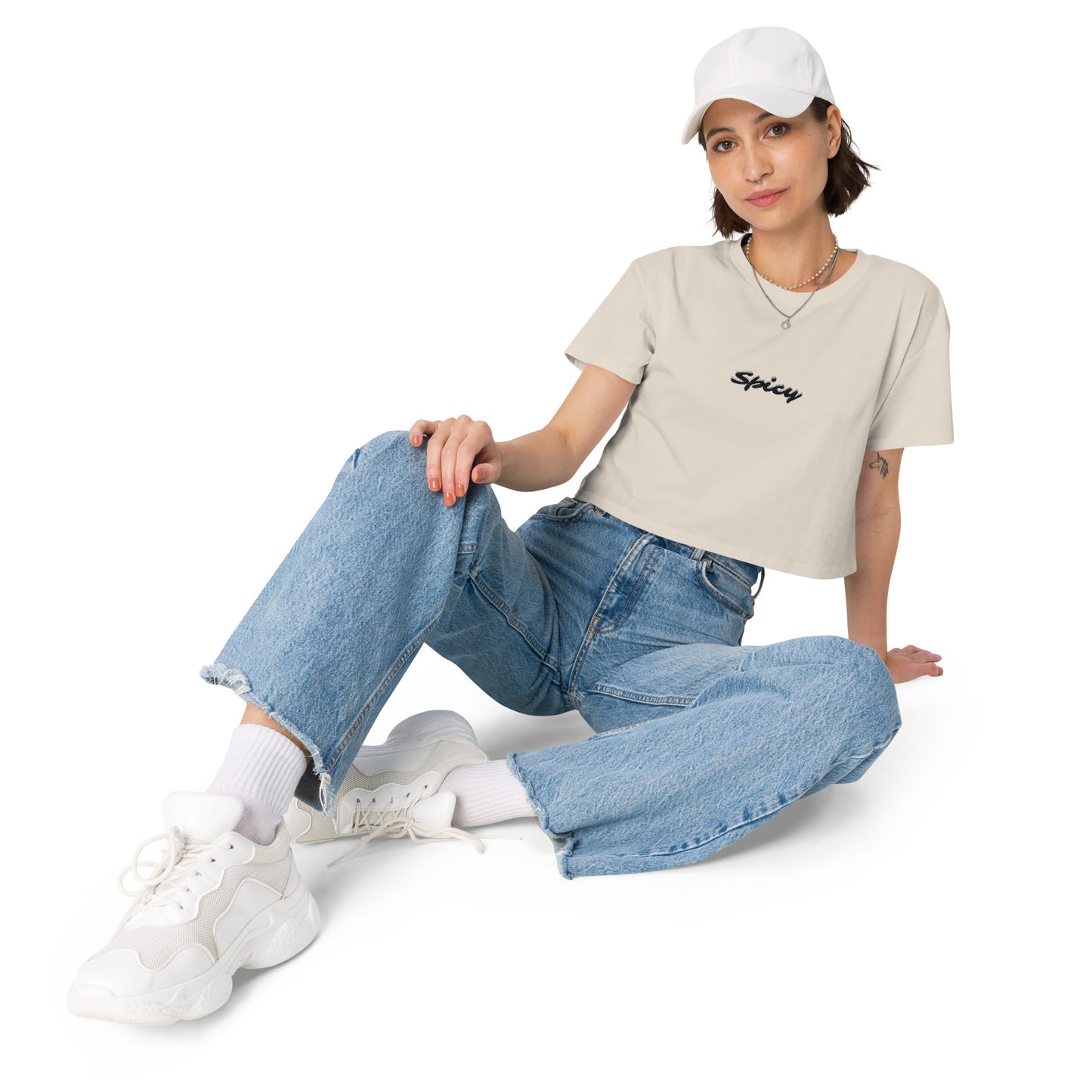 Crop Top Beige <br> Urban SPICY